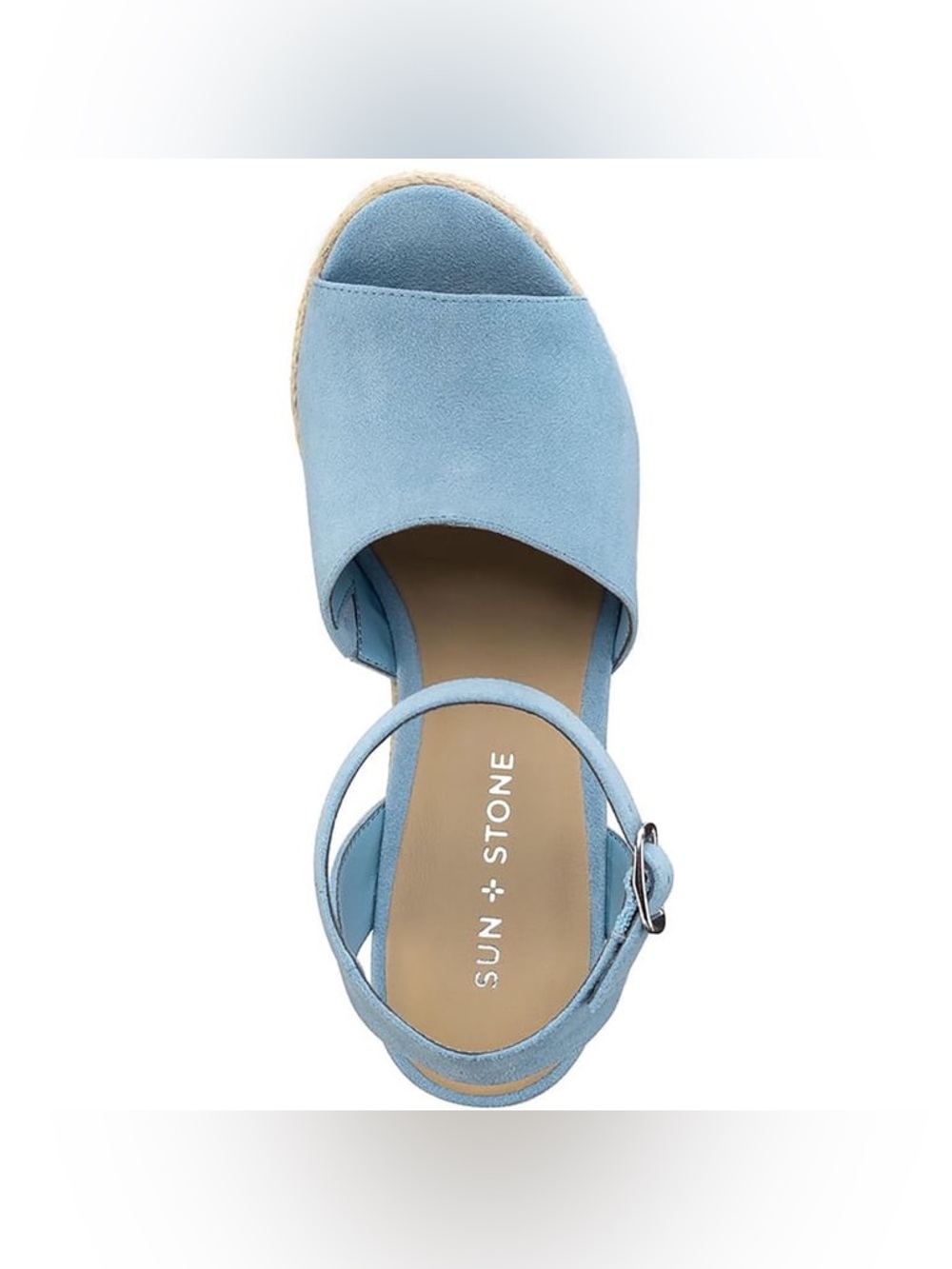 Sun + Stone Blue Platform Slip Resistant Fey Round Toe - Picture 3 of 5